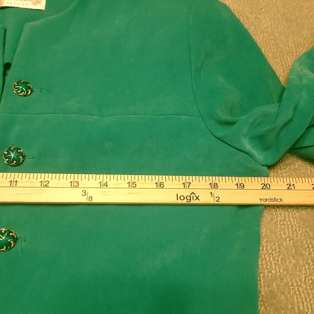 DRAPER’S & DAMON’S Petites Size 12  Skirt Suit 2 Piece Set Long Sleeve Jacket - Picture 11 of 15